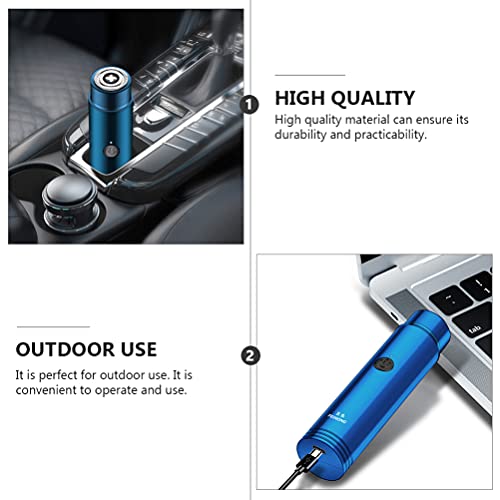 PACKOVE Homens Barbeador Elétrico Mini Razor Shaver Portátil USB Recarregável Shaver Razor Cordas Pa