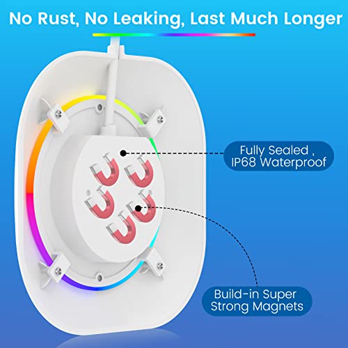 Lylmle (2023 New) 20W Led Pool Lights, 12V Smart Color Changing Underwater Lights With App Control, Timer Schedule, Ip68 Waterproof Magnetic Pool Lights With 26Ft Cord For Inground Aboveground Pools #TOP3