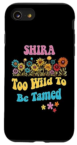 SHIRA Name Cute Retro Girls Wildflower SHIRA Name X}zP[X iPhone SE (2020) / 7 / 8 p