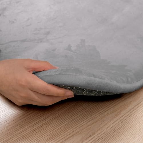 Image of 1.5 inch Thick Baby Play Mat for Floor 39x59 Soft Foam Mats, Dark Grey | Memory Mat for Baby to Play, Waterproof Easy Care with Non-Slip Tummy Time Play Mat for Nursery Playroom Classroom