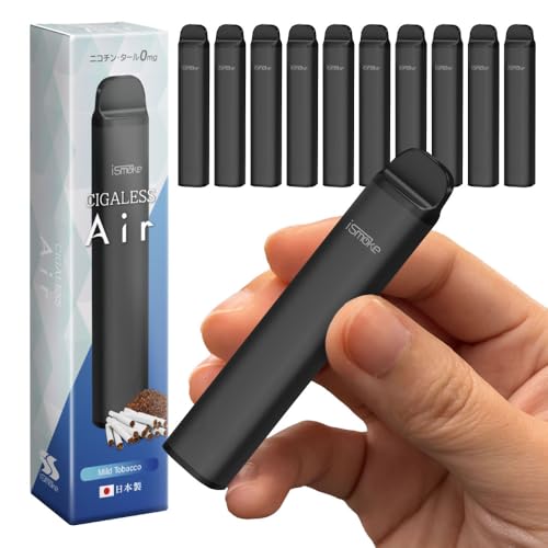 ismoke CIGALESS Air 0mg dq^oR ĝ 2500z\ VAPE e  jR` ^[ ACX[N VKX GAt[ o͒ (d 0mg, }Ch^oR 10{)