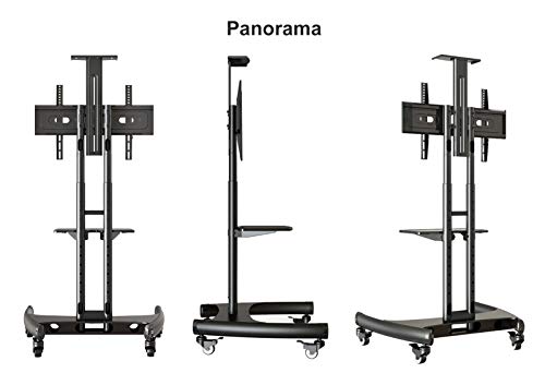 Soporte de TV móvil para 32"-65" con ruedas y estante miniatura 3