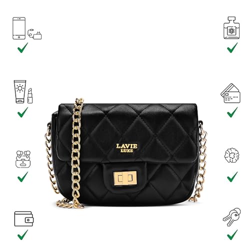 Image of Lavie Luxe Women's Chan25 Flap Cross Body Sling Bag | Ladies Purse Handbag | Gift for Women