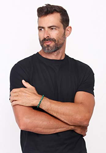 Kuzzoi Buddha Bracciale da Uomo con Perle in