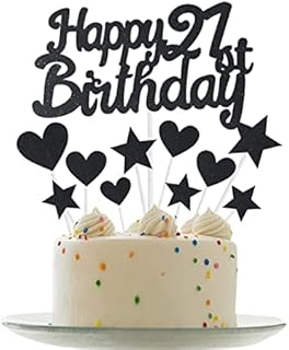 Personalised Happy 13th Birthday Cake Toppers RoseGold Cake Decorations for Girls Boys 13th Birthday Cake Cupcake Topper, Glitter Cakes Banner Decoration for 13 Birthday Anniversary Party Supplies