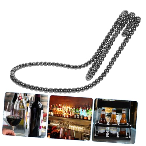 Soporte para botellas negro decoración escritorio miniatura 3
