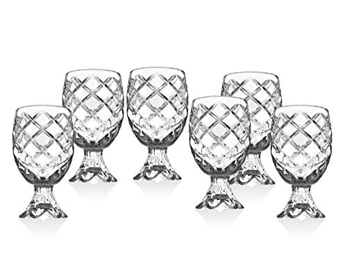 Pineapple Crystal Shot Glasses Beverege Drinkware By Godinger - Set Of 6 #TOP23