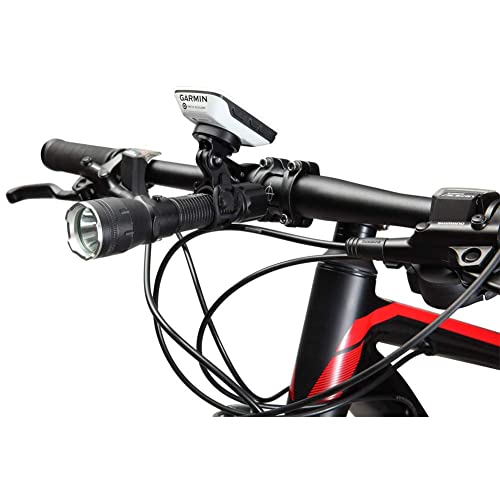 Image of Thinvik Bike Computer Out Front Mount for Garmin Edge1040 /1030 /840 /830 /540 /530 /130 Bike Computer GPS Compatible with 31.8 /25.4mm Handlebar with Quarter Turn