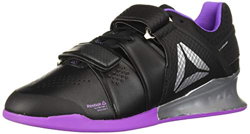 Reebok Women's Legacylifter Cross Trainer, Black/White, 8 M US
