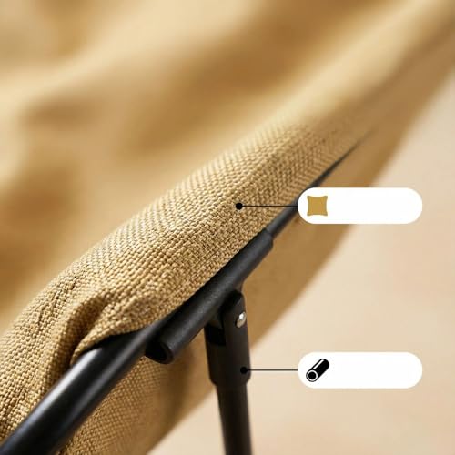 Chaise de camping pliable et siège de sol nomade léger pour vos sorties