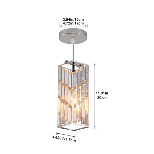Single-Heads Iron Art Pendant Light with E26/E27 Base Lamp Adjustable Suspension Wire Hanging [3]