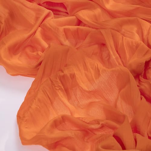 Image of Socomi 3pcs Orange Cheesecloth Table Runner Easter Spring Boho Rustic Gauze 120 inch 10FT Cheese Cloth Runner for Wedding Party Baby Shower Birthday Home Decor Holiday Decorations