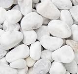 Canto Rodado Blanco 2-4cm para Decoración de Jardines y Acuarios,3kg, 5kg, 8kg, 10kg, 20kg Saco de Piedras Decorativas para Jardín y Plantas, Paisajismo y Manualidades (5, Kilogramos)