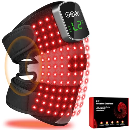 Knee Massager with Heat & Red Light Therapy