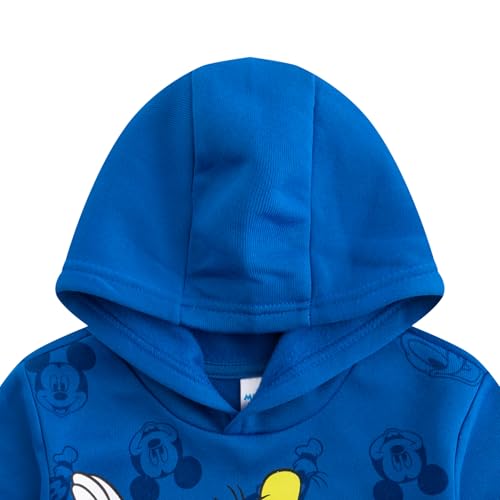 Disney Mickey Mouse, Goofy and Donald Duck Boys Pullover Hoodie for Toddler, Little and Big Kids2