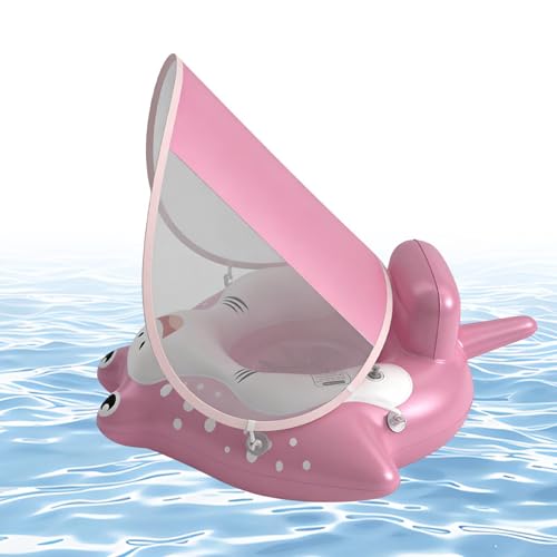 Flotteur aquatique pour bébé 6-36 mois avec auvent amovible pour piscine