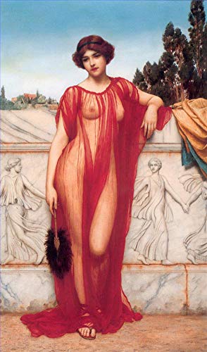 Peintures d'art célèbres JW Athenais 1908 tableau de nuJohn William