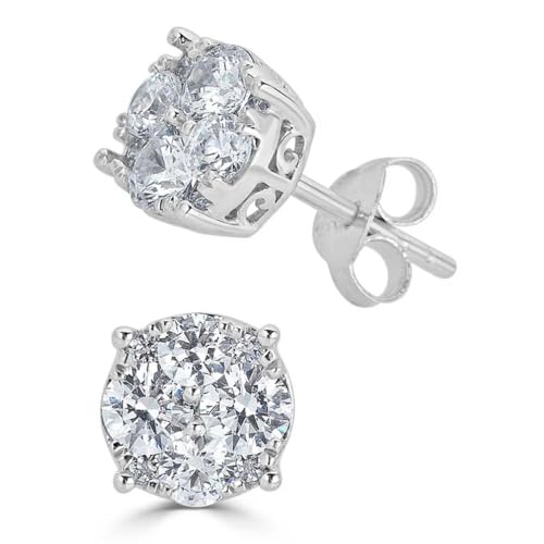 1 ct Single Piece Moissanite Stud Earrings in 925 Sterling Silver for Men DF Color Brilliant Round Cut Push Back (1 ct) (B0D1PGFGNR) Amazon Price History, Amazon Price Tracker