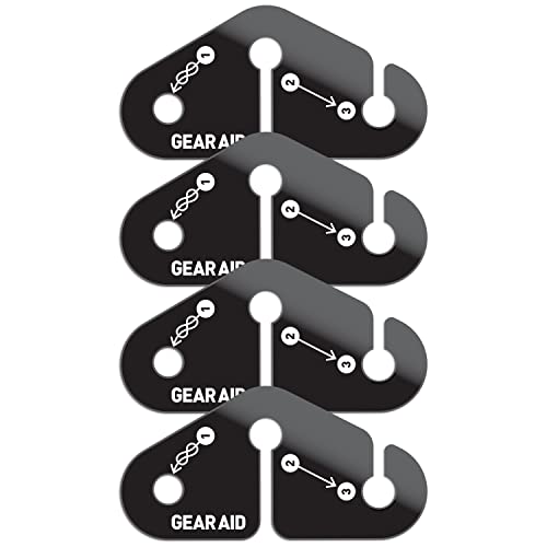 GEAR AID Line Tensioners for Hanging Gear, Tarps, Travel