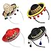 Shurhome Cartoon Small Hat Hairband Soft Polyester Headpieces Fashionable Headwear for Costume Parties and Holiday Fun Multicolor Selection