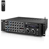Pyle Amplificatore Audio Bluetooth 2000 Watt Mixer Karaoke