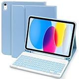 【Coque Clavier pour iPad 10/11 Ème Génération 】Cet étui avec clavier est conçu exclusivement pour l'iPad 10ème e génération 2022 10.9 pouces (numéro de modèle: A2696 /A2757 /A2777), iPad A16 11ème génération 2025 11 pouces (numéro de modèle: A3354/ A3355/ A3356). Vérifiez le code 
