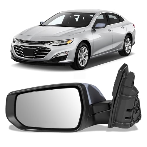 Left Driver Side Mirror Compatible With 2016-2022 Chevy Malibu with Power Folding Non Heated Without Signal Light Replace 84705517-PFM by Lumyomab - Used condition - US$47.19