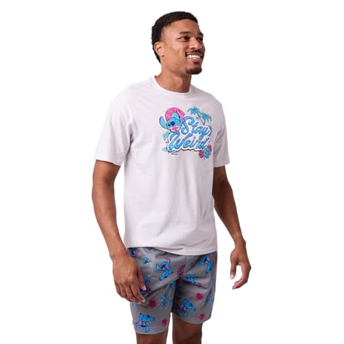 Disney Stitch Stay Weird Men's 2-Pack Pajama Set2
