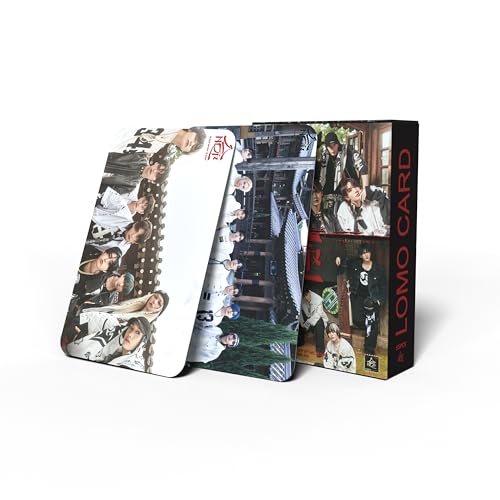55PCS Non-Duplicate Stray Kids Photocards, High-Definition Stray Kids Lomo Cards, Premium KPOP SKZ Photocards, 合(HOP) Album Photo Cards Make an Ideal Gift for Boys and Girls