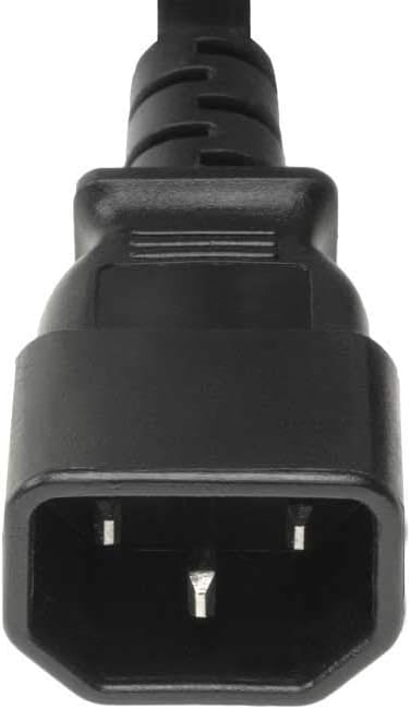 Hottest Sales SF Cable 10ft 16 AWG IEC 60320 C14 to C13 Computer Power Extension Cord Compaitable for PC, Monitor, Scanner or Printer