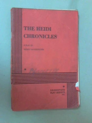 The Heidi chronicles: A play: Wasserstein, Wendy.: Amazon.com: Books