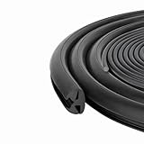 M M SEALS E009-10F EPDM Dense Rubber Window Locking Gasket Weather Stripping Window Seal, Tow-Piece Locking Action (Inline), Fits 3/16