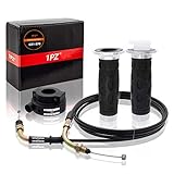 1PZ GS1-S78 Universal Throttle Twist Grip Set with 78' Scooter Throttle Cable for 50cc 80cc 125cc...