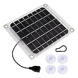 Múltiples aplicaciones: el mantenedor de batería solar tiene una amplia gama de usos, se puede cargar lentamente, puede satisfacer las necesidades de algunos productos electrónicos de baja potencia, y es muy adecuado para el trabajo al aire libre, viajes y camping.