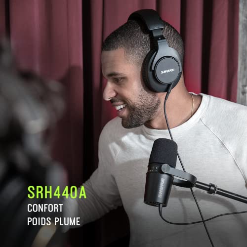 Shure SRH440A Casque Filaire Circum-Auriculaire Monitoring & Enregistrement, Studio Pro, Réponse Fréquencielle Améliorée, Tous Appareils Audio, Qualité Pro, Design Réglable & Pliable – Version 2022 - Les Beatles, Paul McCartney, John Lennon, RIngo Starr, George Harrison Shure SRH440A Casque Filaire Circum-Auriculaire Monitoring & Enregistrement, Studio Pro, Réponse Fréquencielle Améliorée, Tous Appareils Audio, Qualité Pro, Design Réglable & Pliable - Version 2022 – Image 6