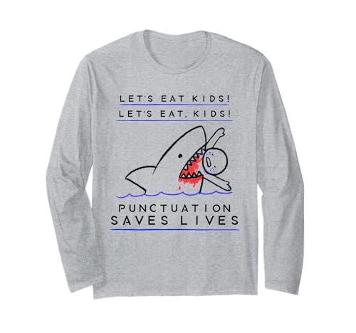 Sarcastic Grammar/Punctuation Funny Shark Illustration ����T�V���c