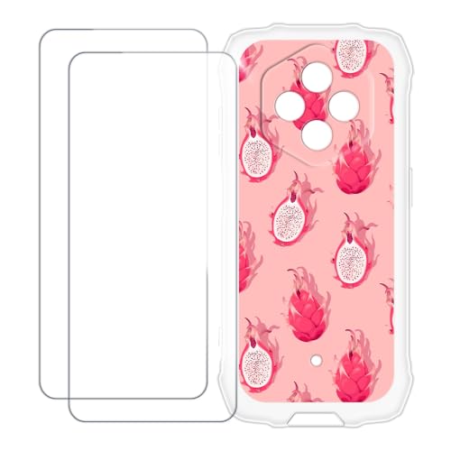 UOGNADGD �J�o�[ Ulefone RugKing 4 Pro �Ƃ̌݊������� �J�X�^���J���t���P�[�X�{�����K���X�ی�t�B����2���t�� ? �Ռ��z�������h�~ (�s�^��)