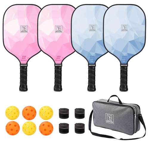 Pickleball-Paddles-Set-of-4-USAPA-Approved-Pickleball-Set Pickleball Paddles Set of 4 USAPA Approved Pickleball Set - Image 1