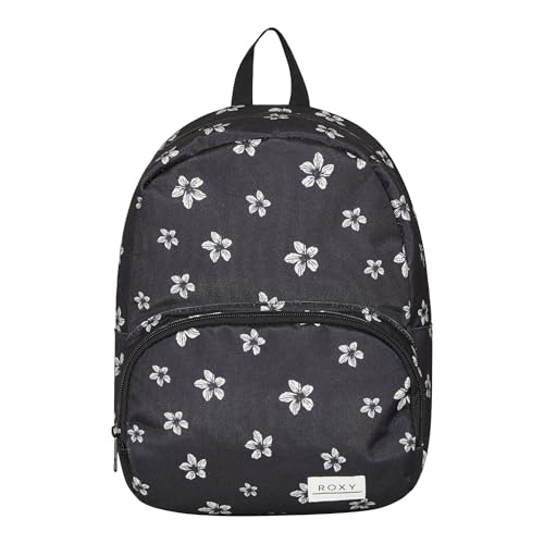 Image of Roxy Women's Always Core Backpack | Travel | Everyday Carry | Beach | Polyester | 8L Capacity - Anthracite Sol Searcher Ditsy