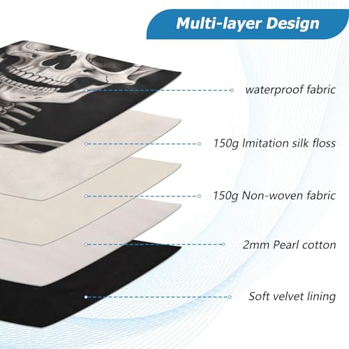 Funda para laptop Smiling Skull para 13-14 pulgadas miniatura 4