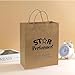 Fun Express Classy Large Brown Kraft Paper Gift Bags - 10.5