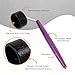 Cru5h Billiards Aluminum Circle Cue Chalk Holder, Custom Crafted Billiards Chalk Holder, Portable Billiards Pool Accessories for Taom v10 Chalk, Taom Pyro & Generic Chalk (Purple)