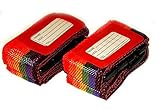2 x 2einstellbare cinturón equipaje Correas de seguridad de color rojo