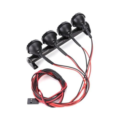 Accesorios RC coche lámpara de techo y luces para chasis 1/24 crawler 4