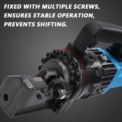 1300W Rebar Cutter 110V Electric Rebar Cutter Portable Cutting up to 7/8 Inch 4-22mm Rebar within 2-3 Seconds,110V,with Easy to Carry Stainless Box for Railway, Bridge, House Building, and Road - Image 5