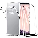 ❤【Estilo minimalista 】El diseño de ultra fina slim hace que la funda sea casi invisible y extremadamente fácil de manejar y mantener sin pesadez. ofreciendo una muy bien durabilidad, resistencia a arañazos, transmitancia óptica. La Cristal templada se puede instalar fácilmente con la ayuda de la tecnología de pulverización de plasma y autoadsorción.
