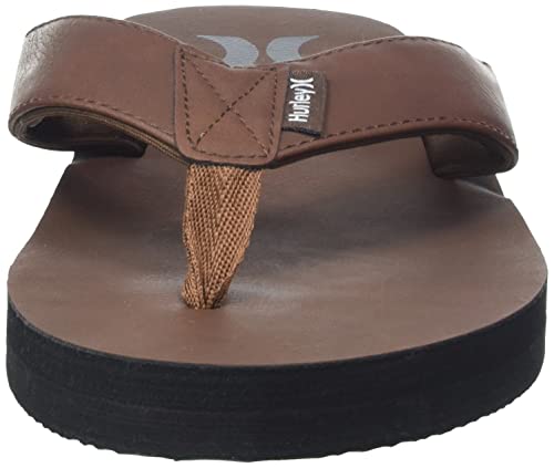 Hurley HFS00982108 Icon Vegan Leather Sandal for Men Medium Brown 82
