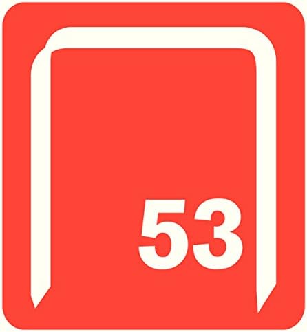 Rapid High Performance Staples, No.53, Leg Length 16 mm, 5000202 - 2400 Pieces, Silver, 2400 Pack - Image 5