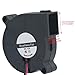 ZZHXSM 4PCS DC 12V Cooling Blower Fan 6500Rpm Industrial Cooling Turbo Fan for 3D Printer Accessories Heater Humidifier 51x51x15mm Black