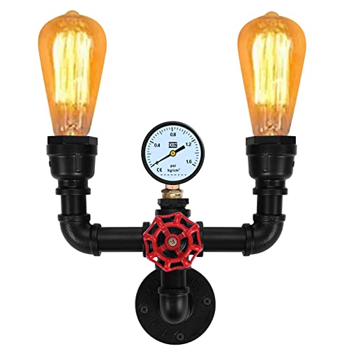 XEYOU Retro Wall lamp Vintage Industrial Steampunk Wall Sconce 2